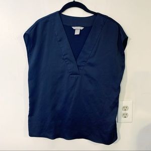 H&M Satin V Neck Tunic